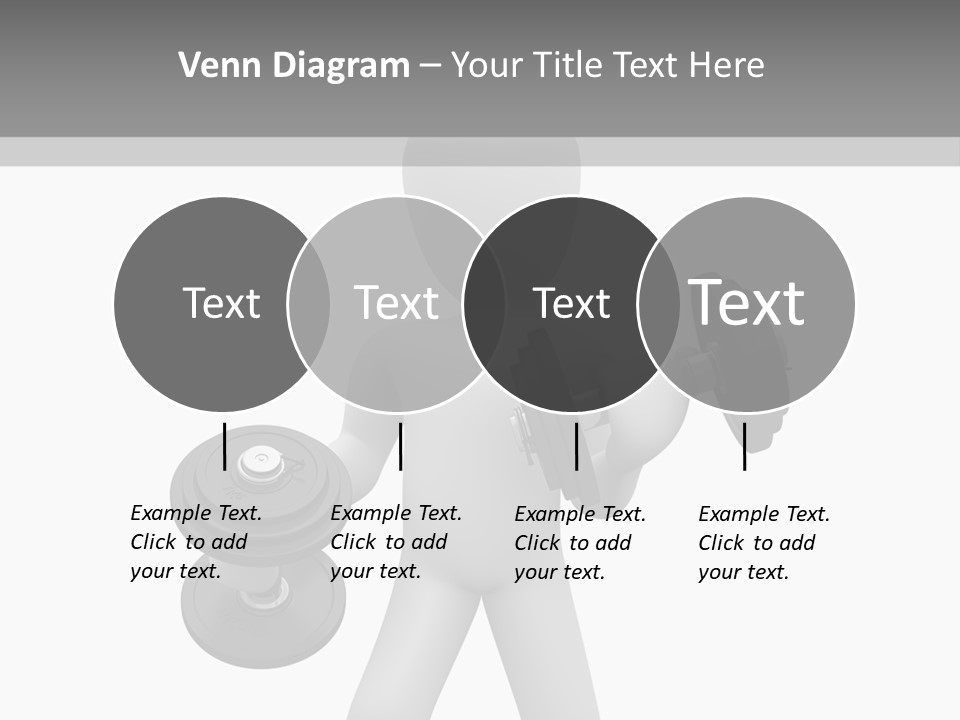 Rendering Biceps Sport PowerPoint Template