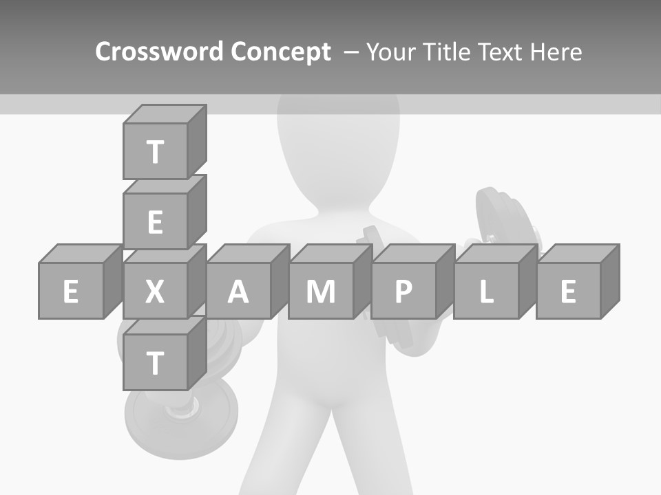 Rendering Biceps Sport PowerPoint Template