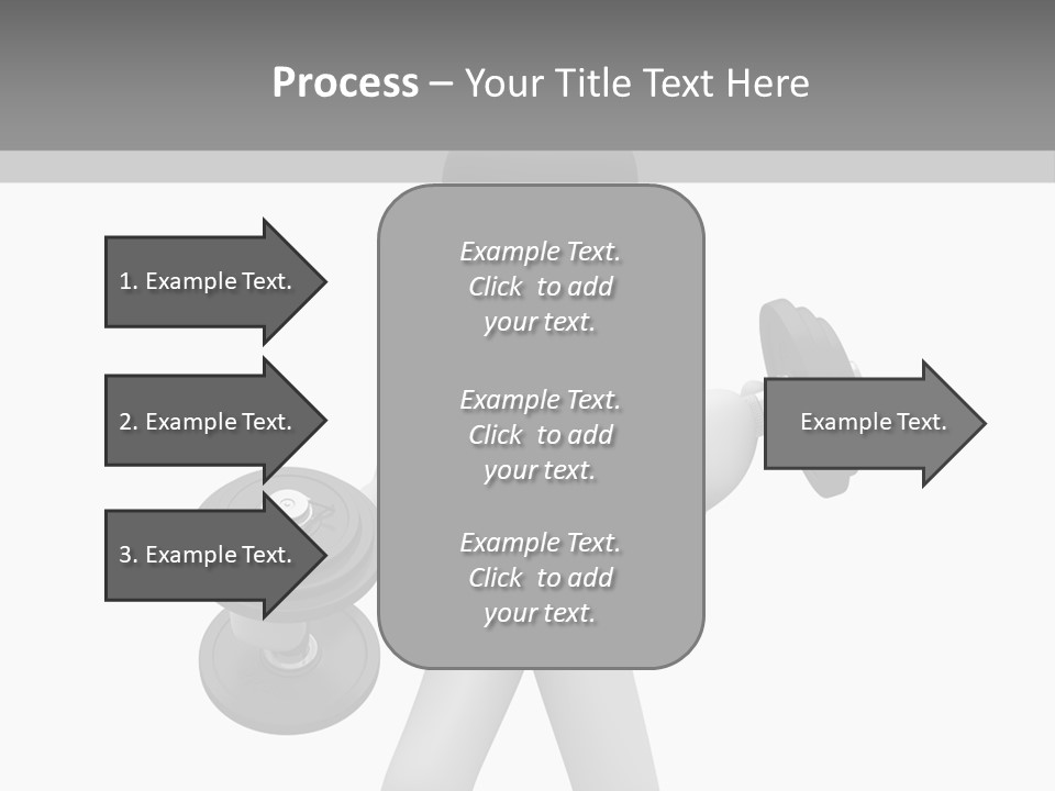 Rendering Biceps Sport PowerPoint Template