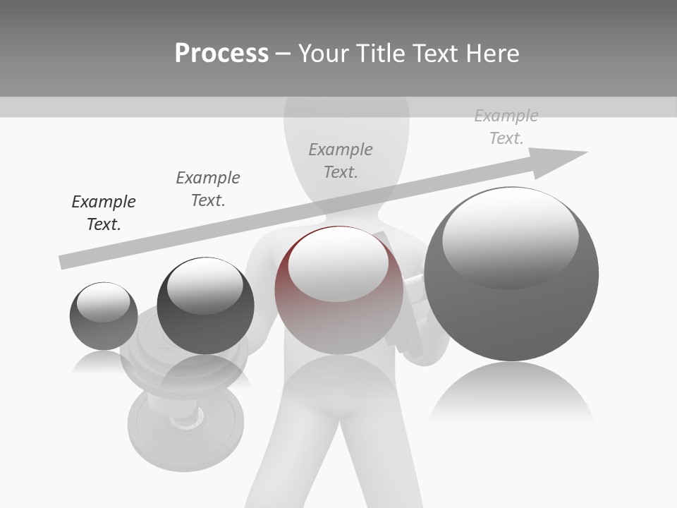 Rendering Biceps Sport PowerPoint Template