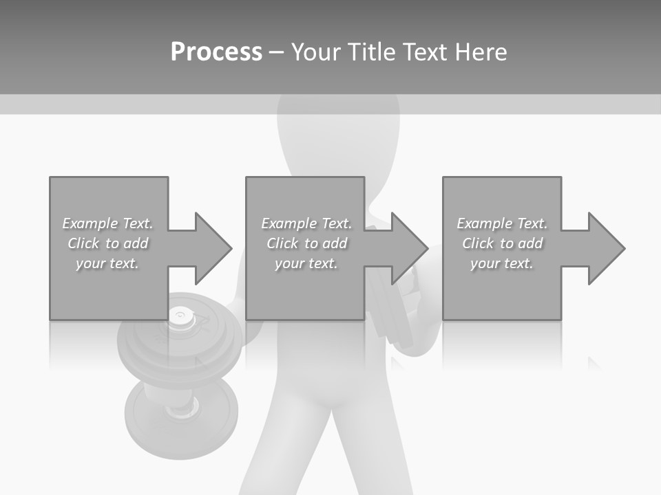 Rendering Biceps Sport PowerPoint Template