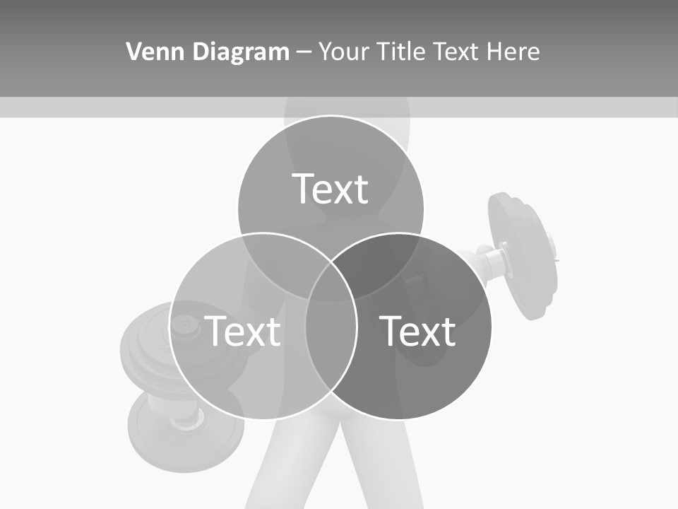 Rendering Biceps Sport PowerPoint Template