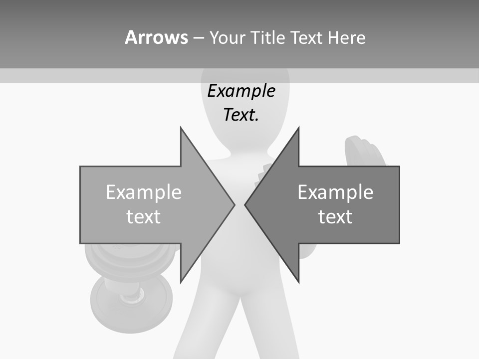 Rendering Biceps Sport PowerPoint Template