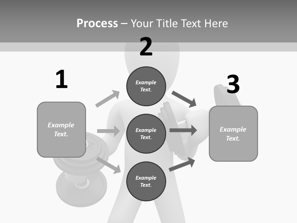 Rendering Biceps Sport PowerPoint Template