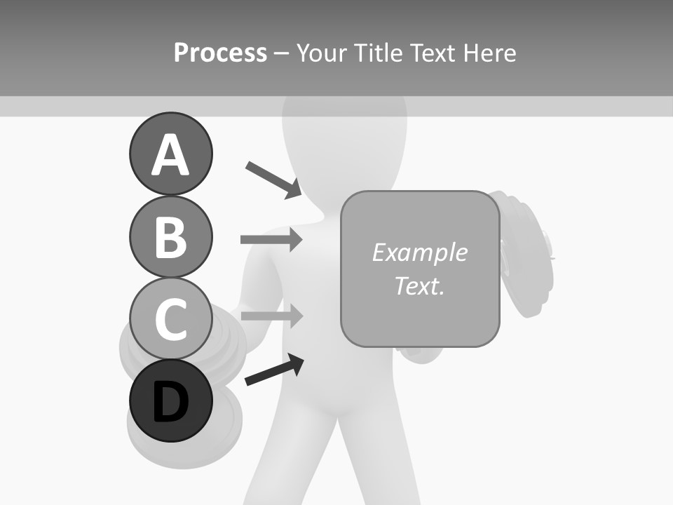 Rendering Biceps Sport PowerPoint Template