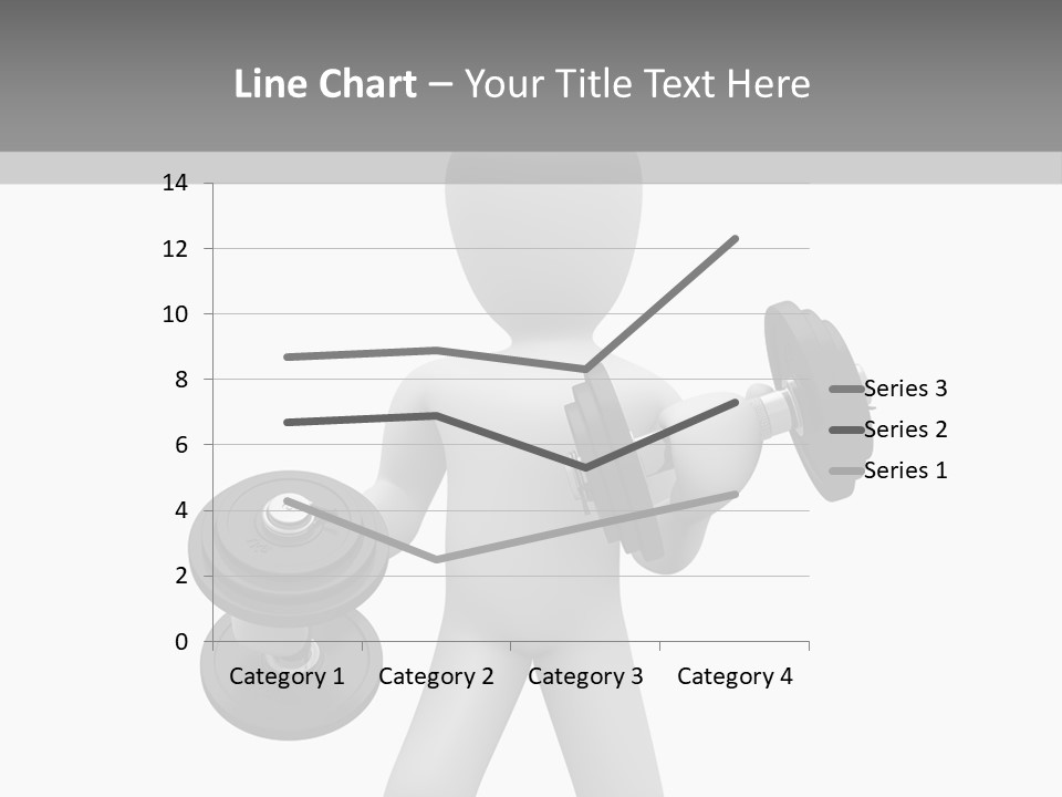 Rendering Biceps Sport PowerPoint Template