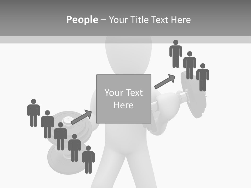 Rendering Biceps Sport PowerPoint Template