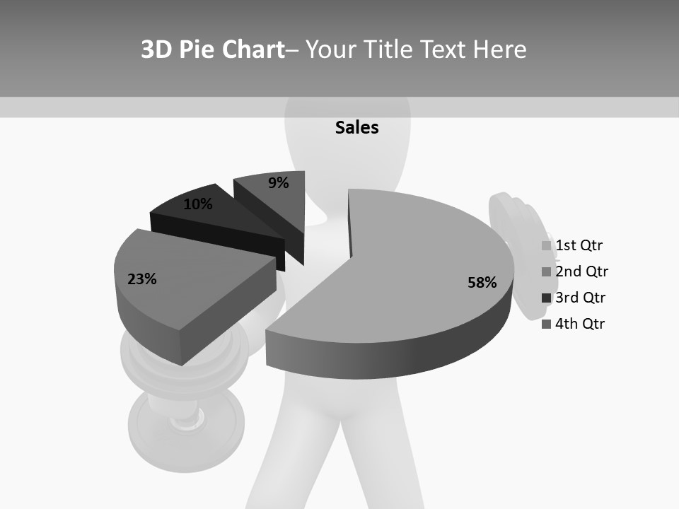 Rendering Biceps Sport PowerPoint Template