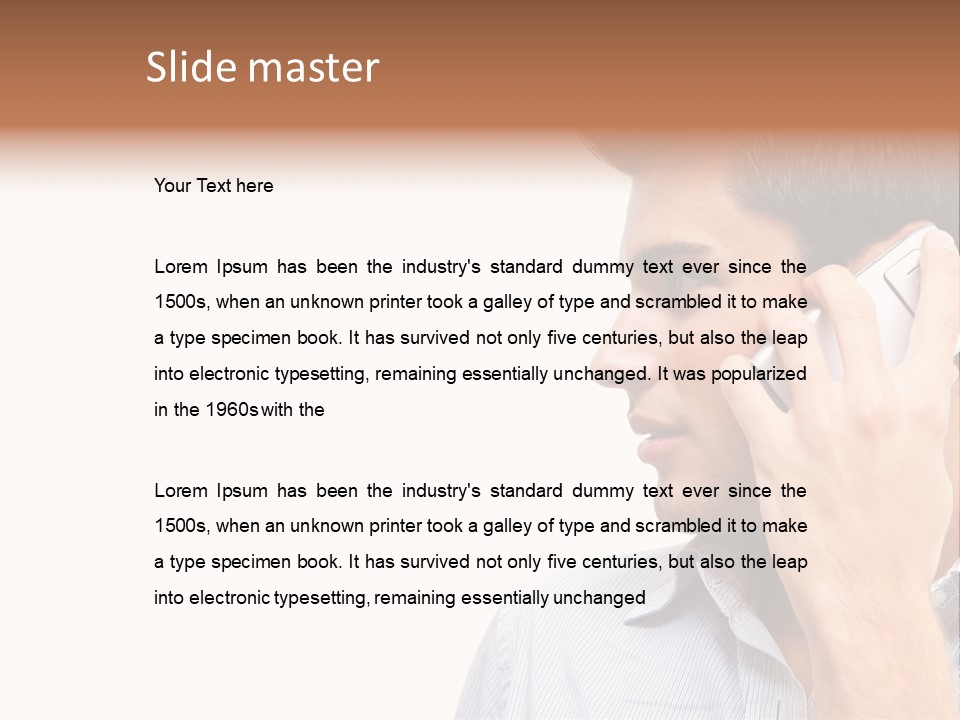 Guy Confident Cute PowerPoint Template