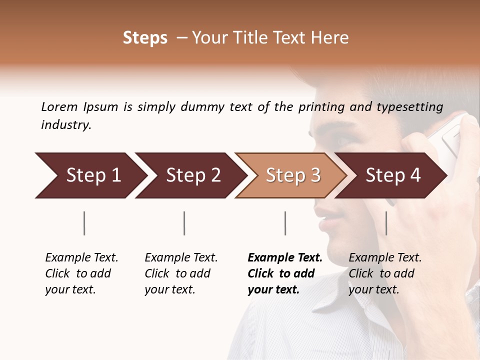 Guy Confident Cute PowerPoint Template