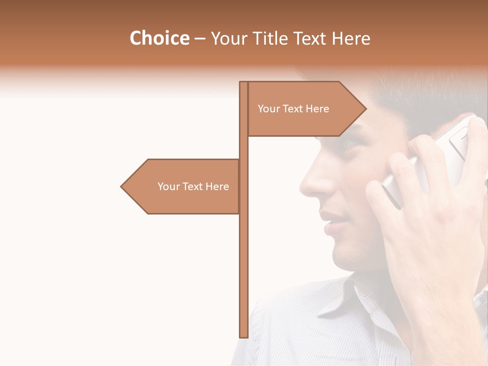 Guy Confident Cute PowerPoint Template