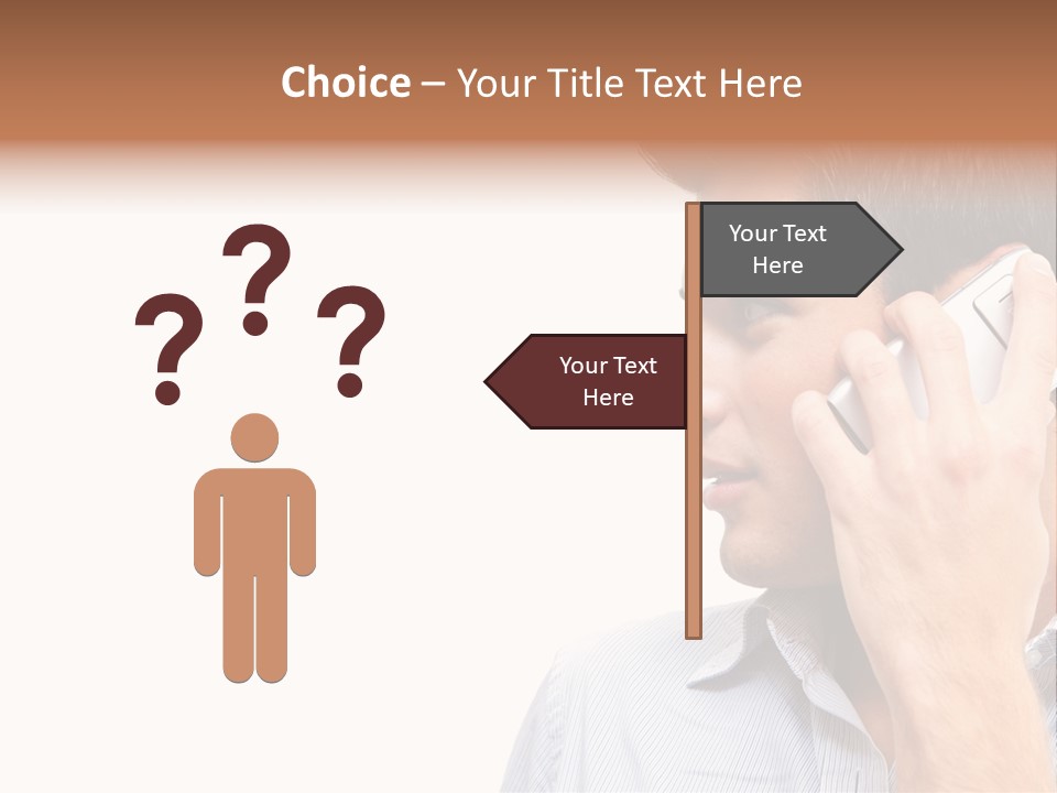 Guy Confident Cute PowerPoint Template