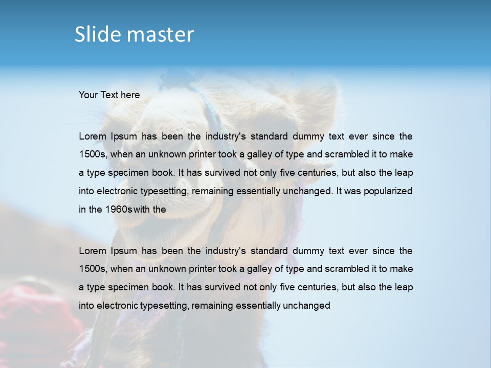 Egypt Travel Eastern PowerPoint Template