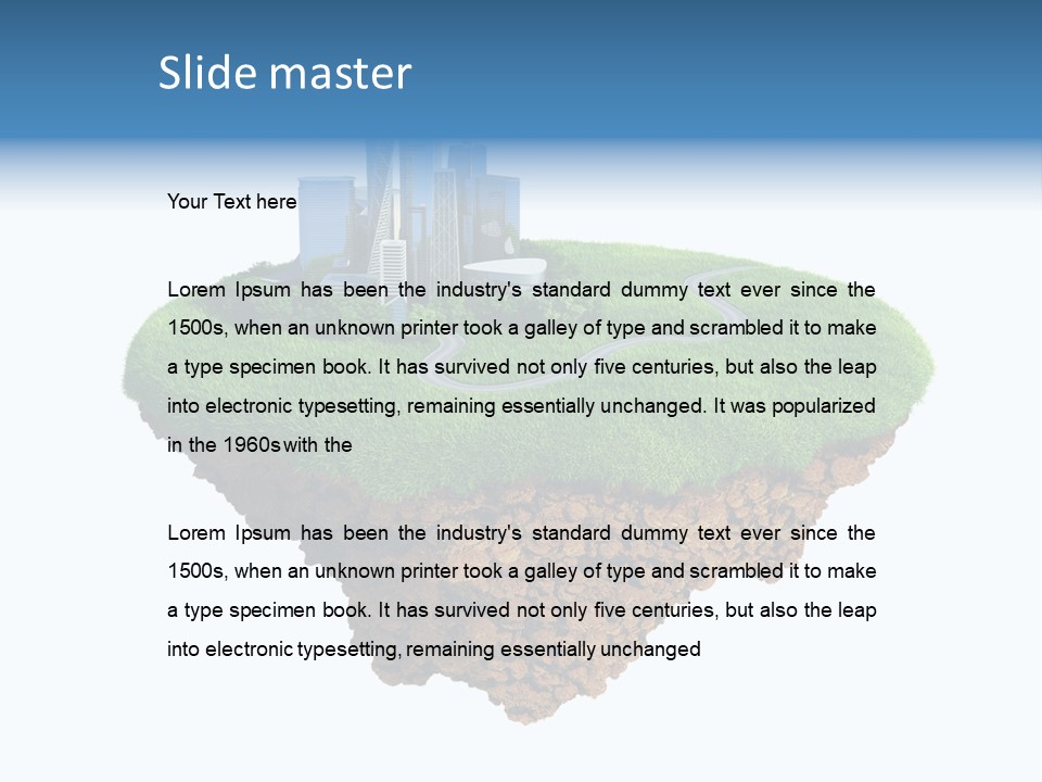Island Planet PowerPoint Template