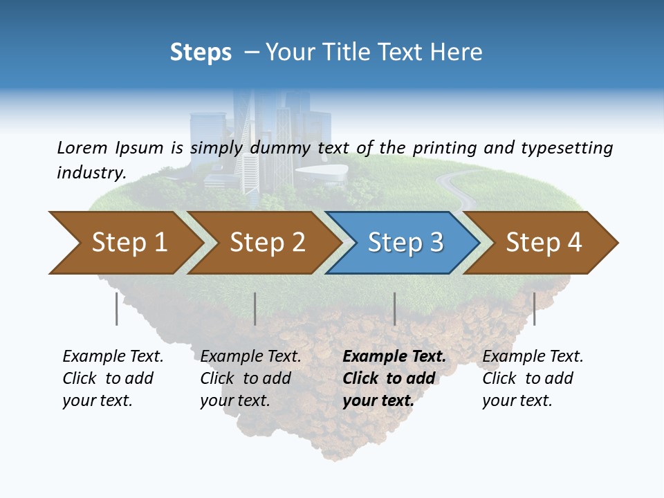 Island Planet PowerPoint Template