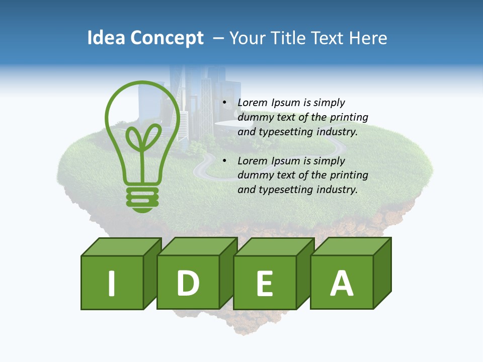 Island Planet PowerPoint Template