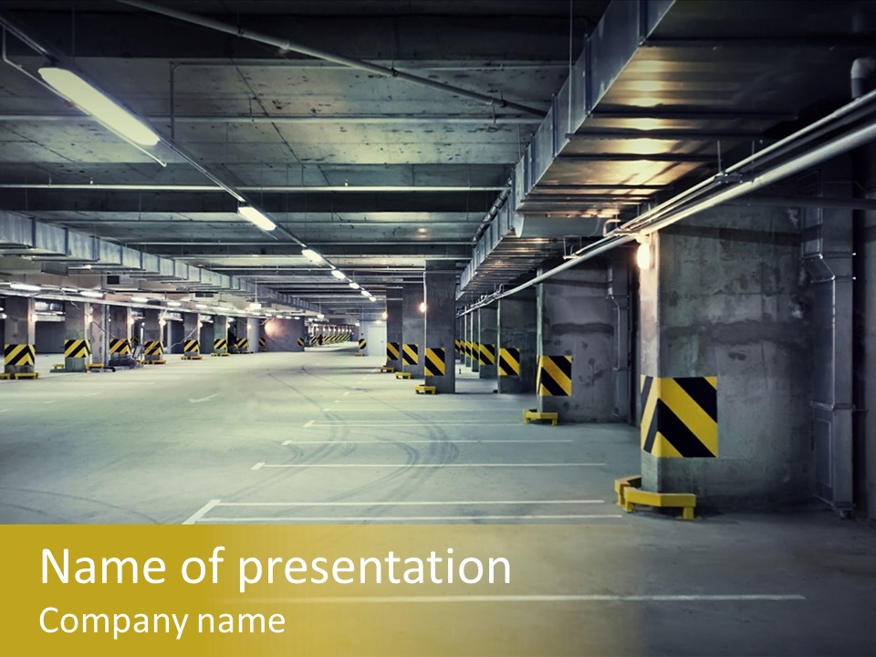 Illuminated Urban Color PowerPoint Template