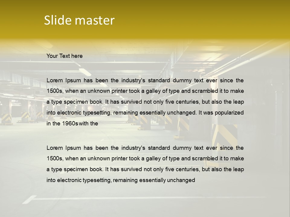 Illuminated Urban Color PowerPoint Template