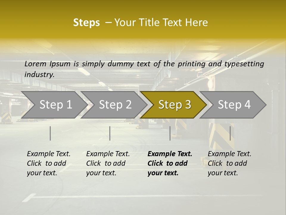 Illuminated Urban Color PowerPoint Template