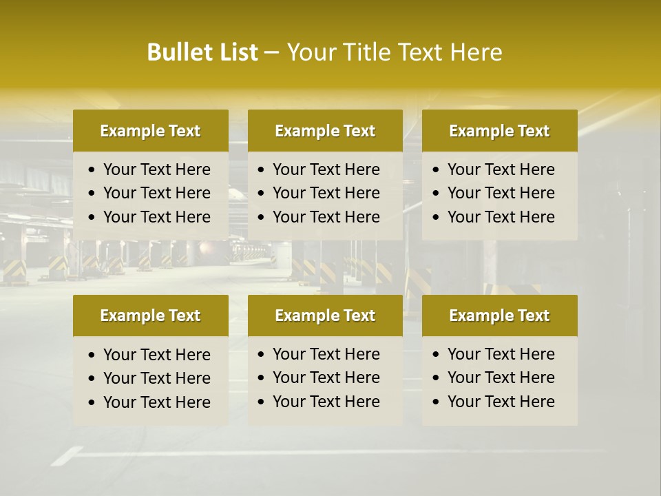 Illuminated Urban Color PowerPoint Template