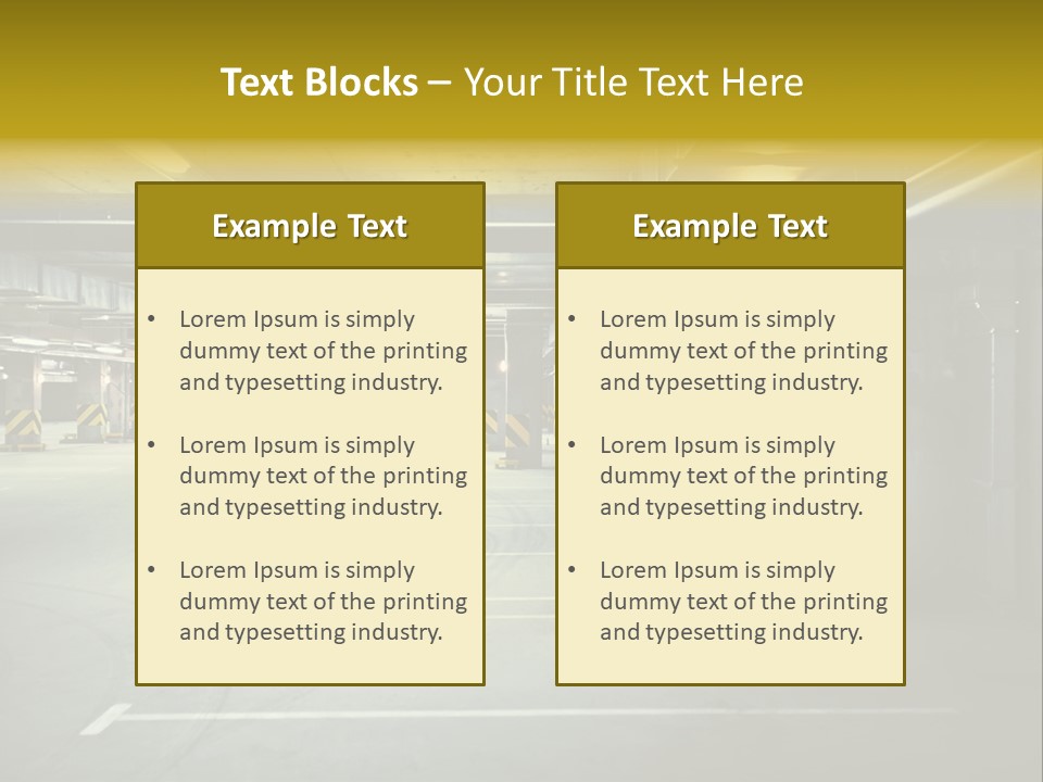 Illuminated Urban Color PowerPoint Template