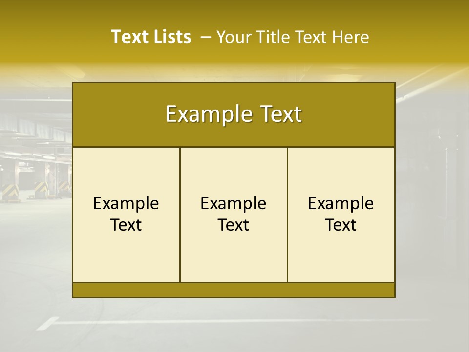 Illuminated Urban Color PowerPoint Template