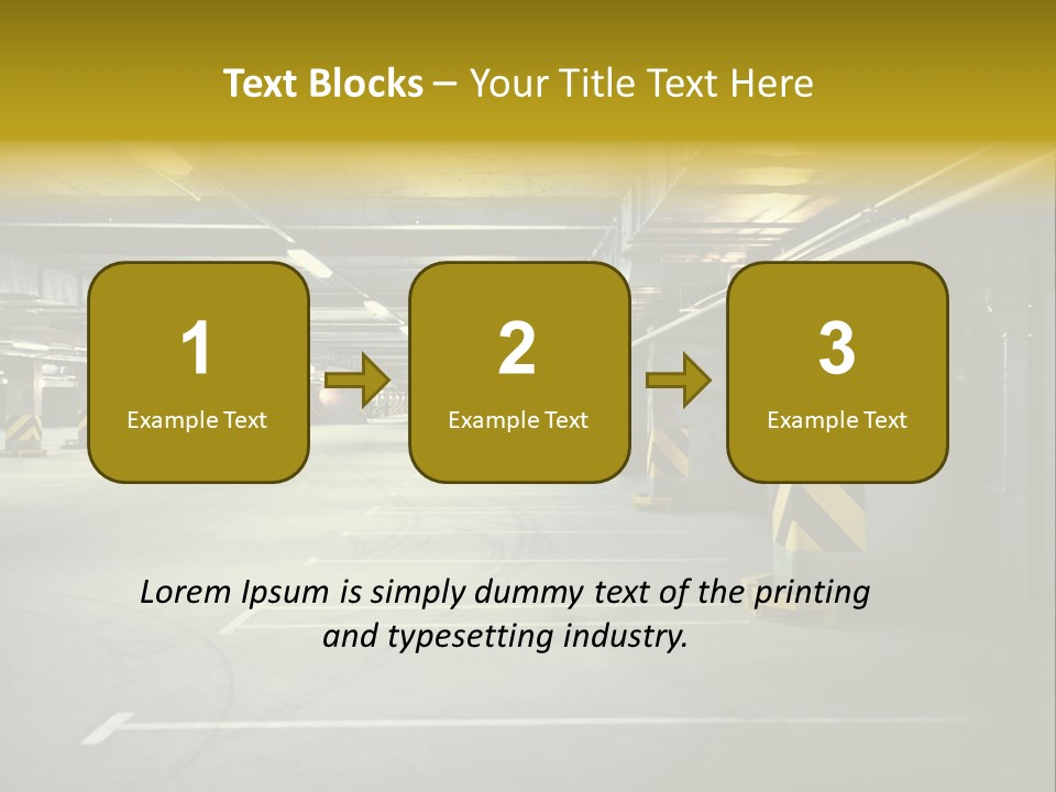 Illuminated Urban Color PowerPoint Template