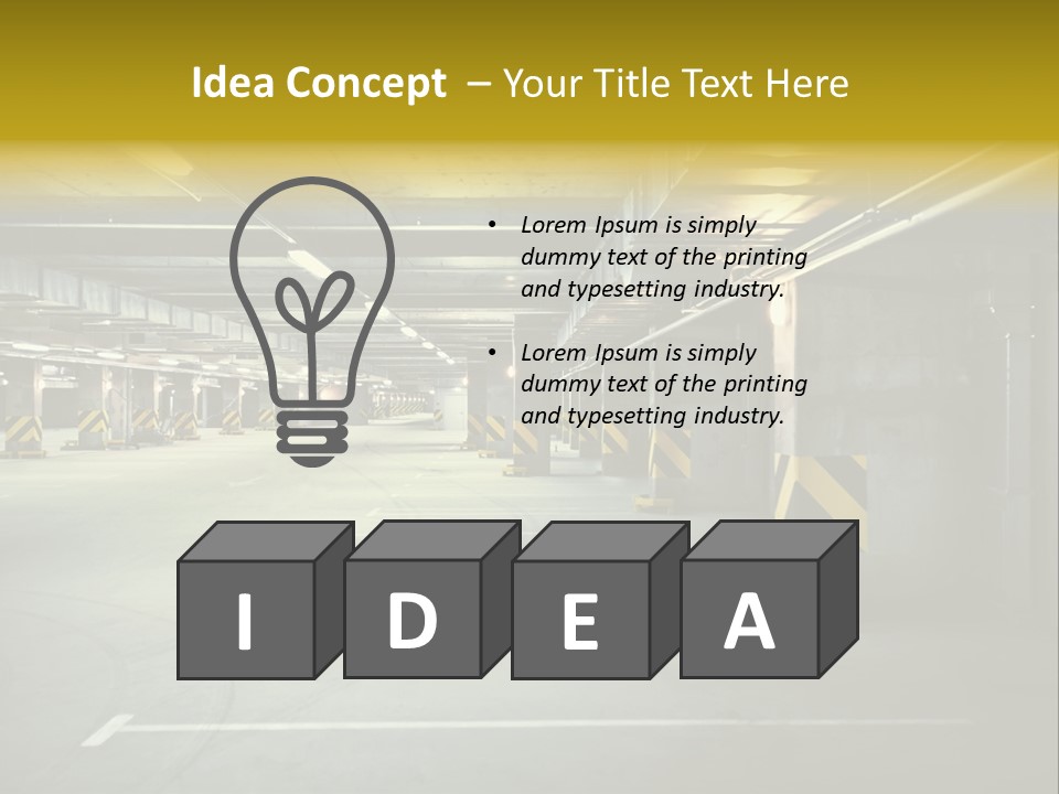 Illuminated Urban Color PowerPoint Template