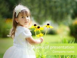 Spring Emotion Plant PowerPoint Template