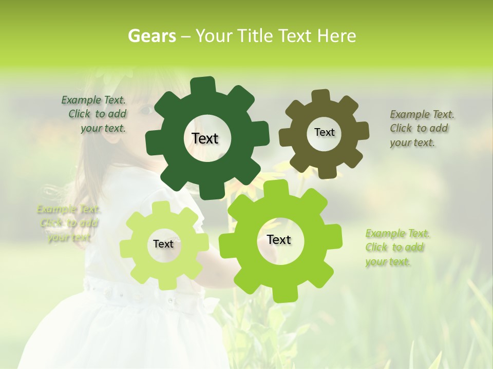 Spring Emotion Plant PowerPoint Template
