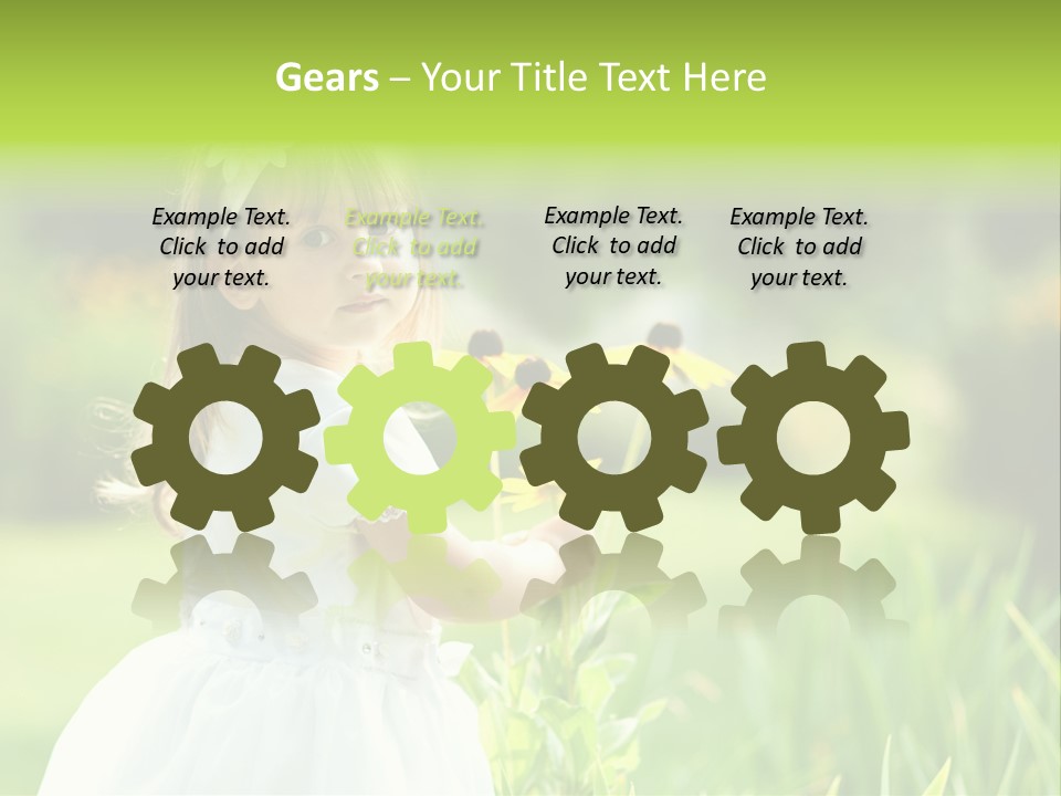 Spring Emotion Plant PowerPoint Template