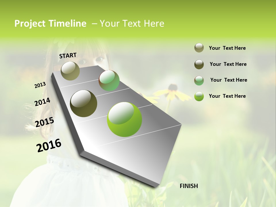 Spring Emotion Plant PowerPoint Template