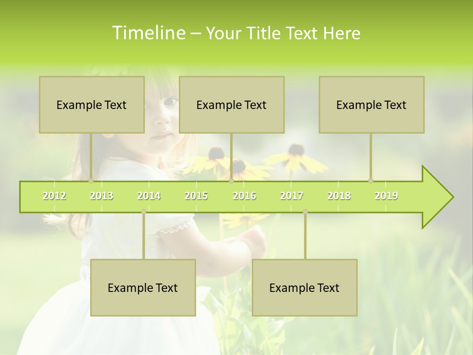 Spring Emotion Plant PowerPoint Template