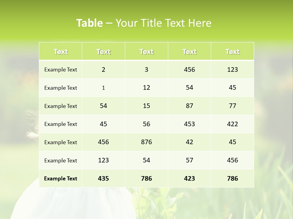 Spring Emotion Plant PowerPoint Template