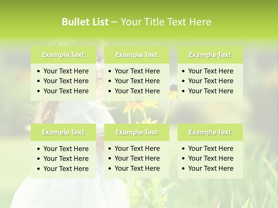 Spring Emotion Plant PowerPoint Template