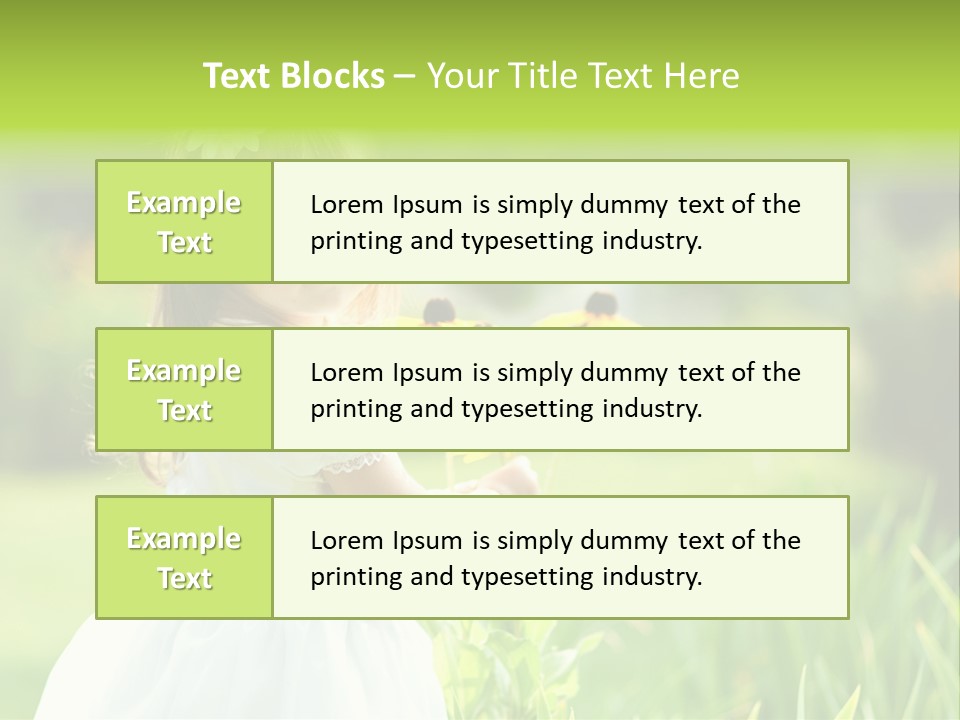 Spring Emotion Plant PowerPoint Template