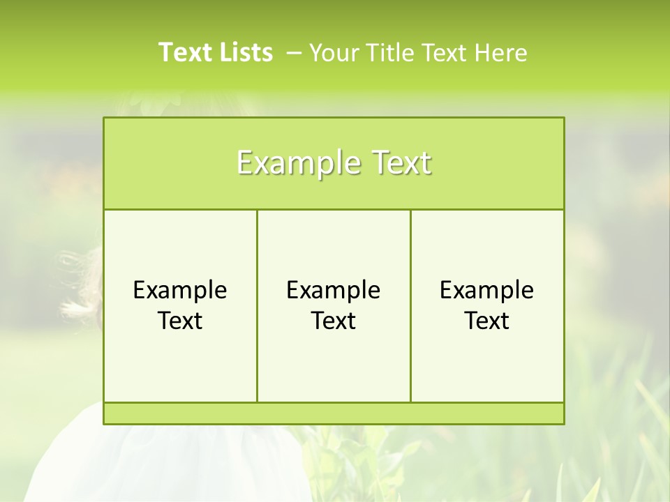 Spring Emotion Plant PowerPoint Template