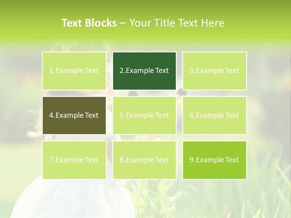 Spring Emotion Plant PowerPoint Template