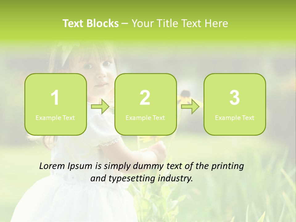 Spring Emotion Plant PowerPoint Template