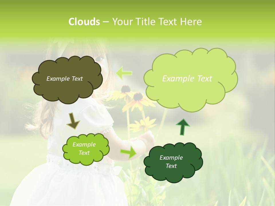 Spring Emotion Plant PowerPoint Template