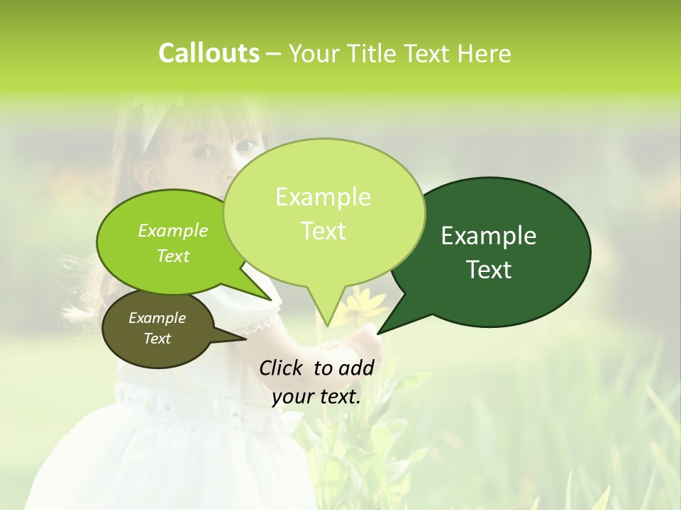 Spring Emotion Plant PowerPoint Template