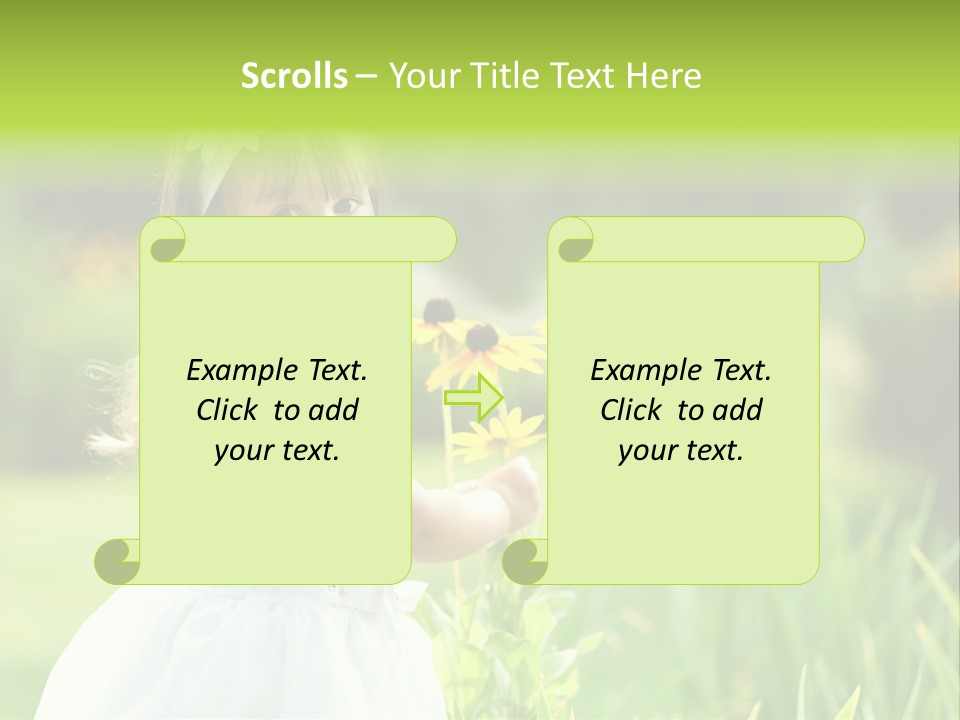 Spring Emotion Plant PowerPoint Template