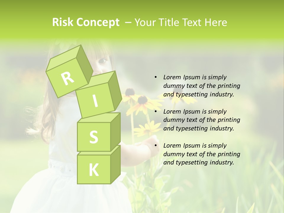 Spring Emotion Plant PowerPoint Template