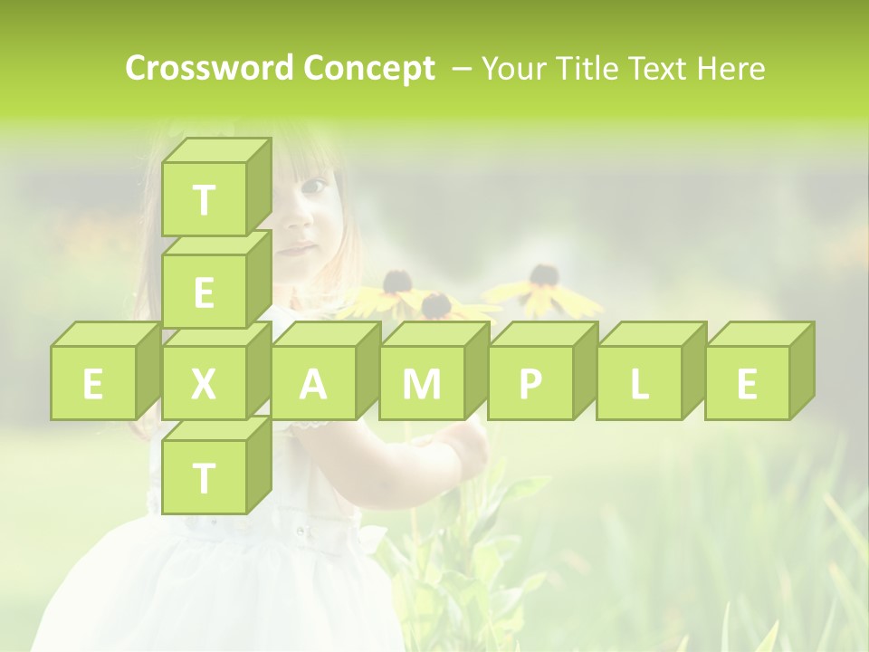 Spring Emotion Plant PowerPoint Template