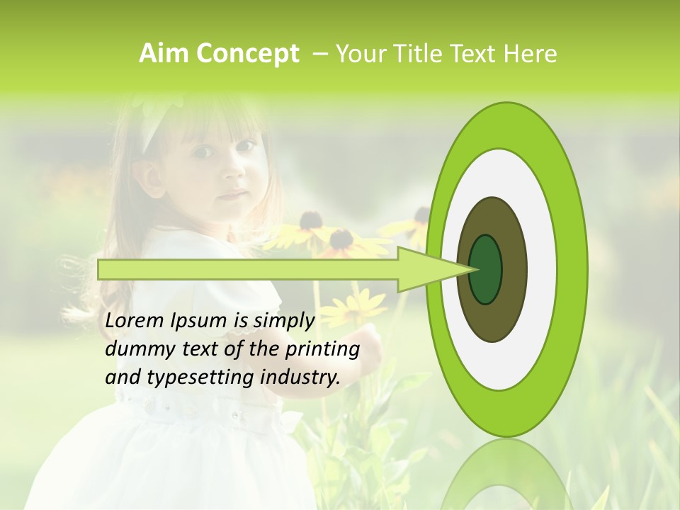 Spring Emotion Plant PowerPoint Template