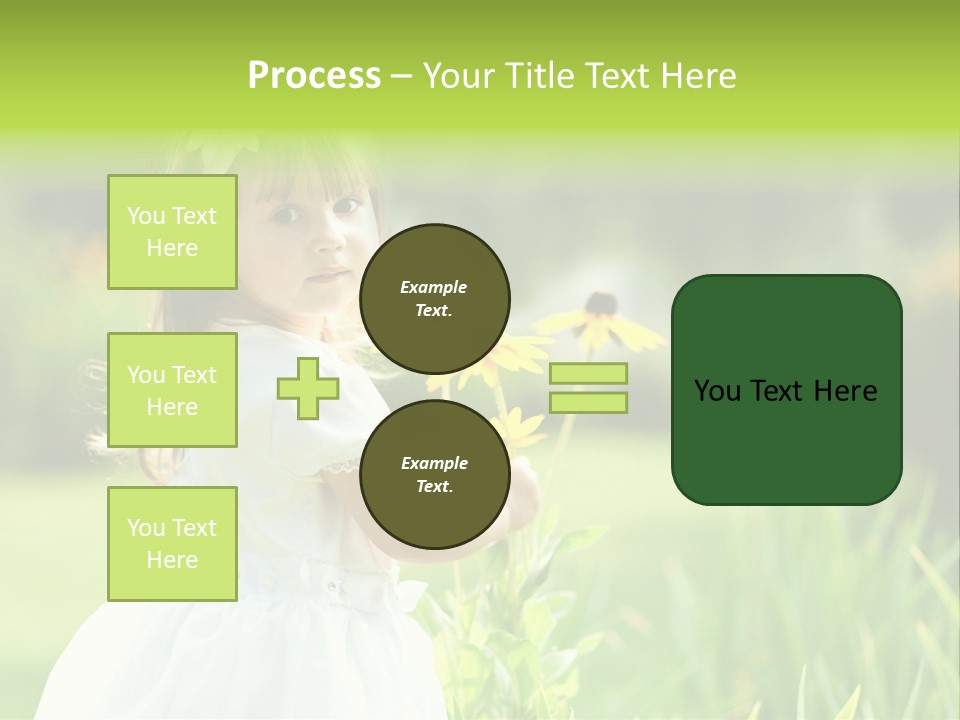 Spring Emotion Plant PowerPoint Template
