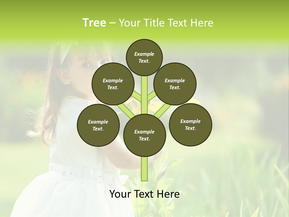 Spring Emotion Plant PowerPoint Template