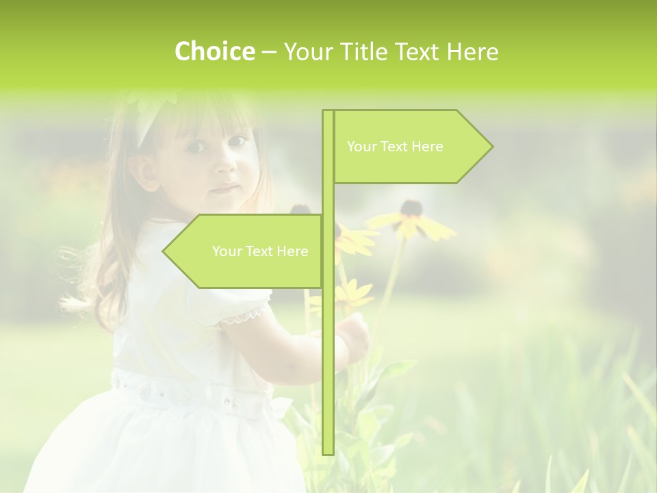 Spring Emotion Plant PowerPoint Template