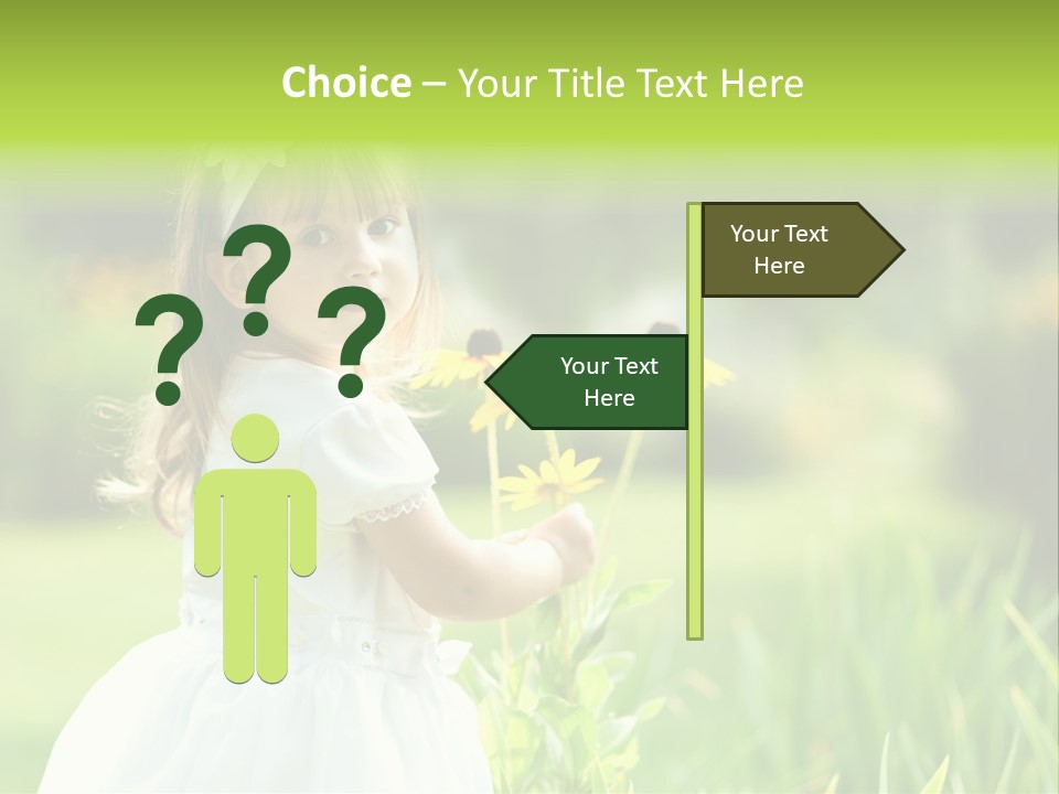 Spring Emotion Plant PowerPoint Template