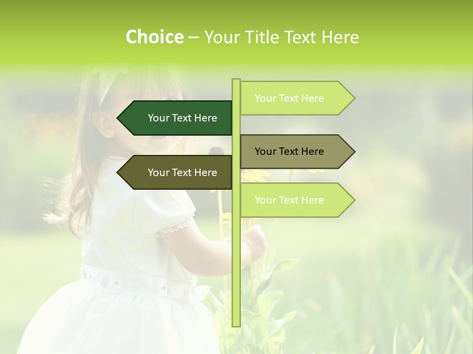 Spring Emotion Plant PowerPoint Template